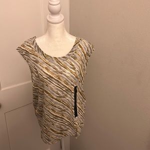 Banana Republic printed Malibu tank tee Size M